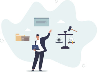 Legal AI and artificial intelligence for justice system.human life.