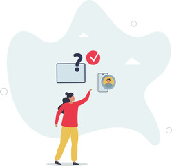 Quick queries and instant replies as fast response answer.Dialogue with customer or client as effective support for successful feedback.human life.