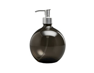 Round Soap Dispenser with Metallic Pump