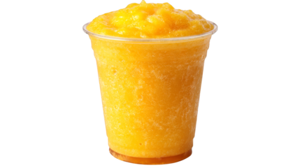A refreshing tall glass of freshly squeezed orange juice with classic drinking straw, isolated on clean white background, perfect symbol for healthy and delicious breakfast beverage.