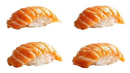 A vibrant cluster of brilliant orange crocus flowers with delicate petals blooming in spring garden