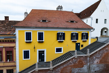 historical center of Sibiu, Romania