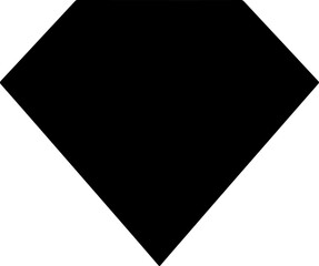 Fototapeta premium Tribal Diamond Earrings Silhouette