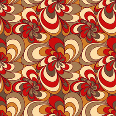 Abstract seamless pattern with simple elements