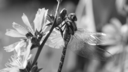 dragonfly on a flower