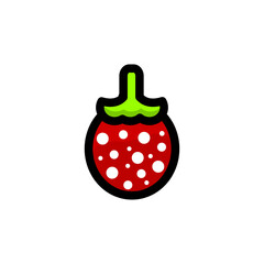 Vector illustration of strawberry icon