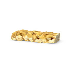 Sweet Nut Bar with Pistachios Isolated on Transparent Background
