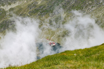 fagaras mountains with Balea lake