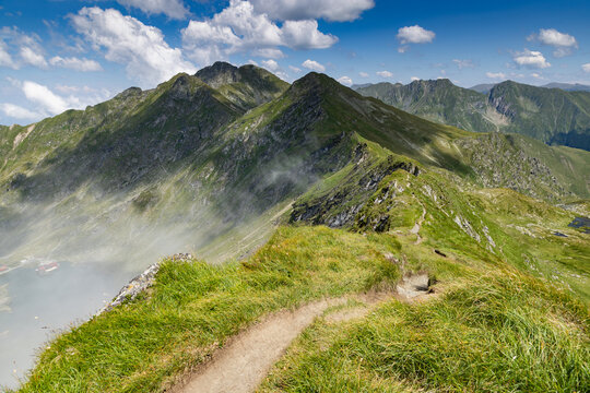 fagaras mountains with Balea lake