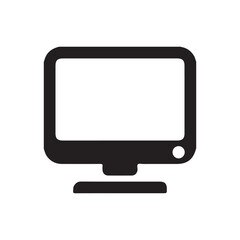 Computer Monitor Icon – Desktop Screen Symbol