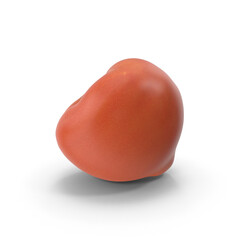 Ripe Red Tomato Isolated on Transparent Background