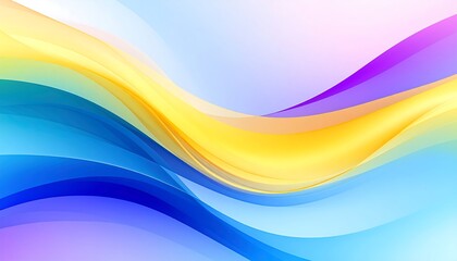 Fototapeta premium Abstract flowing colorful wave background for modern design presentations