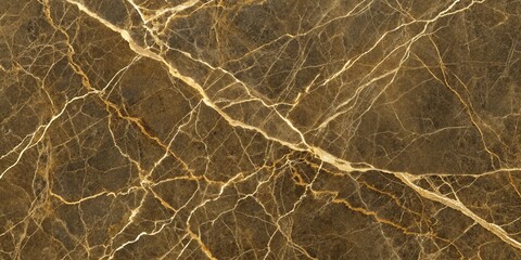 Elegant brown marble texture background with golden veins, a luxurious natural stone pattern for interior design and decorative applications