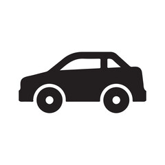 Car Icon in Flat Design