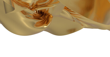 Luxury gold fabric texture. Abstract background. Perfect for elegant designs.