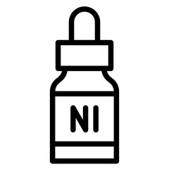 Nicotine icon vector illustration