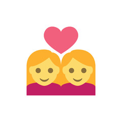 Illustration of Twin Hearts: A Symbol of Love and Unity vector