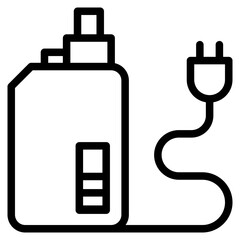 Charging vape icon vector illustration