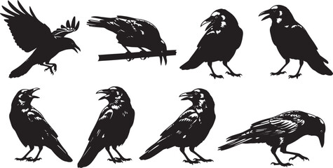 Crow Silhouettes