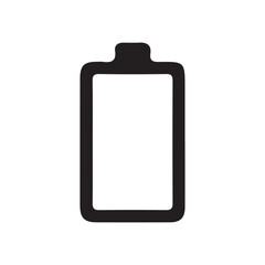 Empty Battery Icon – No Power and Energy Symbol
