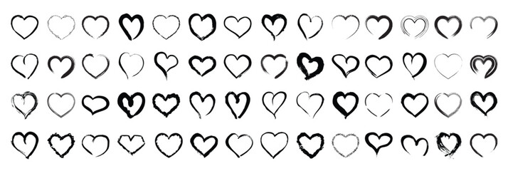 Collection of Grunge Hearts Frames