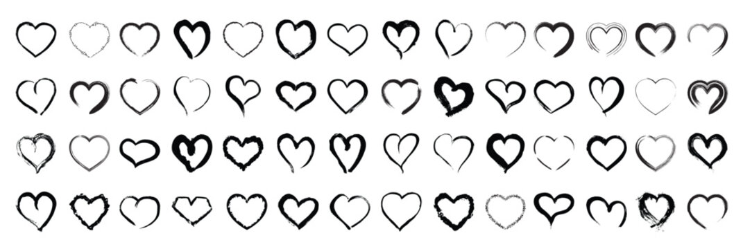 Collection of Grunge Hearts Frames