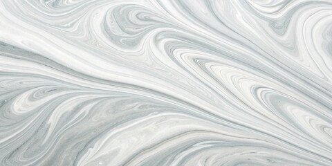 Gentle marble texture with soft swirls in light gray and white, providing a calming and elegant abstract background for various creative projects