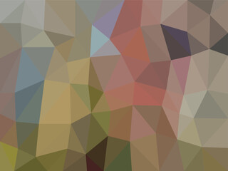 Colorful Abstract Polygon Background in Low Poly Triangular Style
