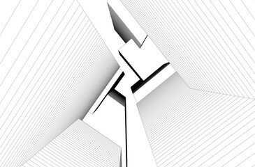 abstract architecture, vector background