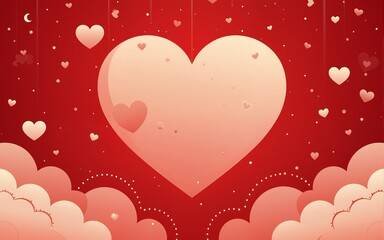 Chinese Valentine's Day Qixi Festival poster logo. High quality