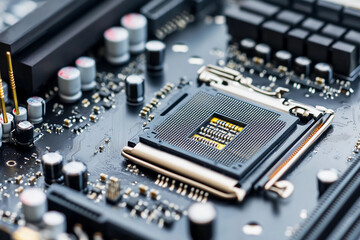 Motherboard featuring artificial intelligence technology Generative AI