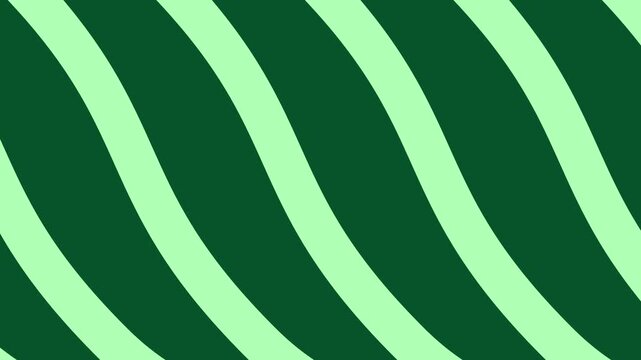 Green cute wiggly lines pattern animation background 4k seamless looping