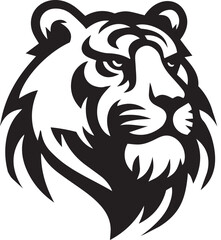 lion head tattoo vector