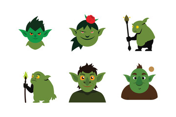 Fototapeta premium Troll Vector Illustration
