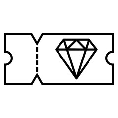 Ticket vector icon. Card illustration sign. Seat symbol. Coupon logo. Subscription web icon. ducket design for web.