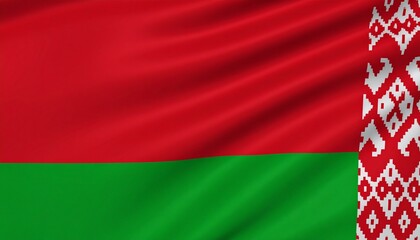 Obraz premium Flag of Belarus