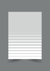 abstract grey flyer striped cover poster vector design