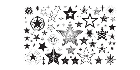 Stars icon set.