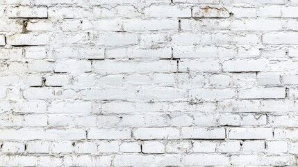 Obraz premium Whitewashed brick wall texture. (1)