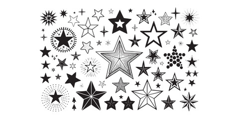 Stars icon set.