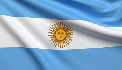 Flag of Argentina - Waving Argentinian Flag