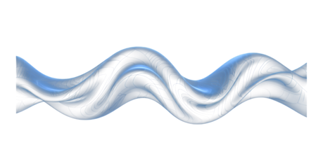 Blue Wave Texture with Transparent Background, Abstract Digital Asset