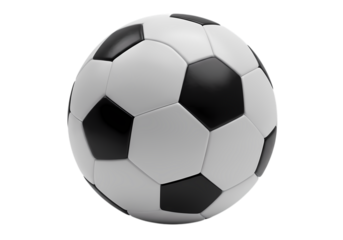 Classic Black and White Soccer Ball