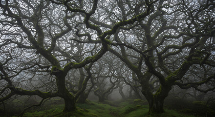 Obraz premium Enchanted Forest of Mist