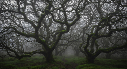 Obraz premium Enchanted Forest of Mist