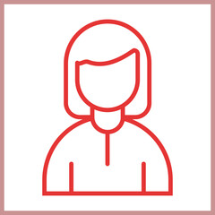Obraz premium Actress Icon Design