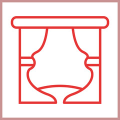 Theatrical Stage Icon Design