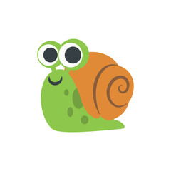 Illustration of Cute Pixel Art Snail: Cartoon Snail Illustration for Kids, Websites, and Designs vector
