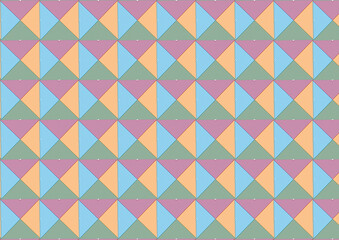 Vibrant Geometric Illusion Pattern