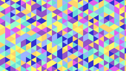 Abstract Futuristic Low‑Poly Gradient Mosaic – Bold Polygonal Geometric Pattern for Modern Abstract Digital Art, Tech Design, and Ultra‑Contemporary Projects